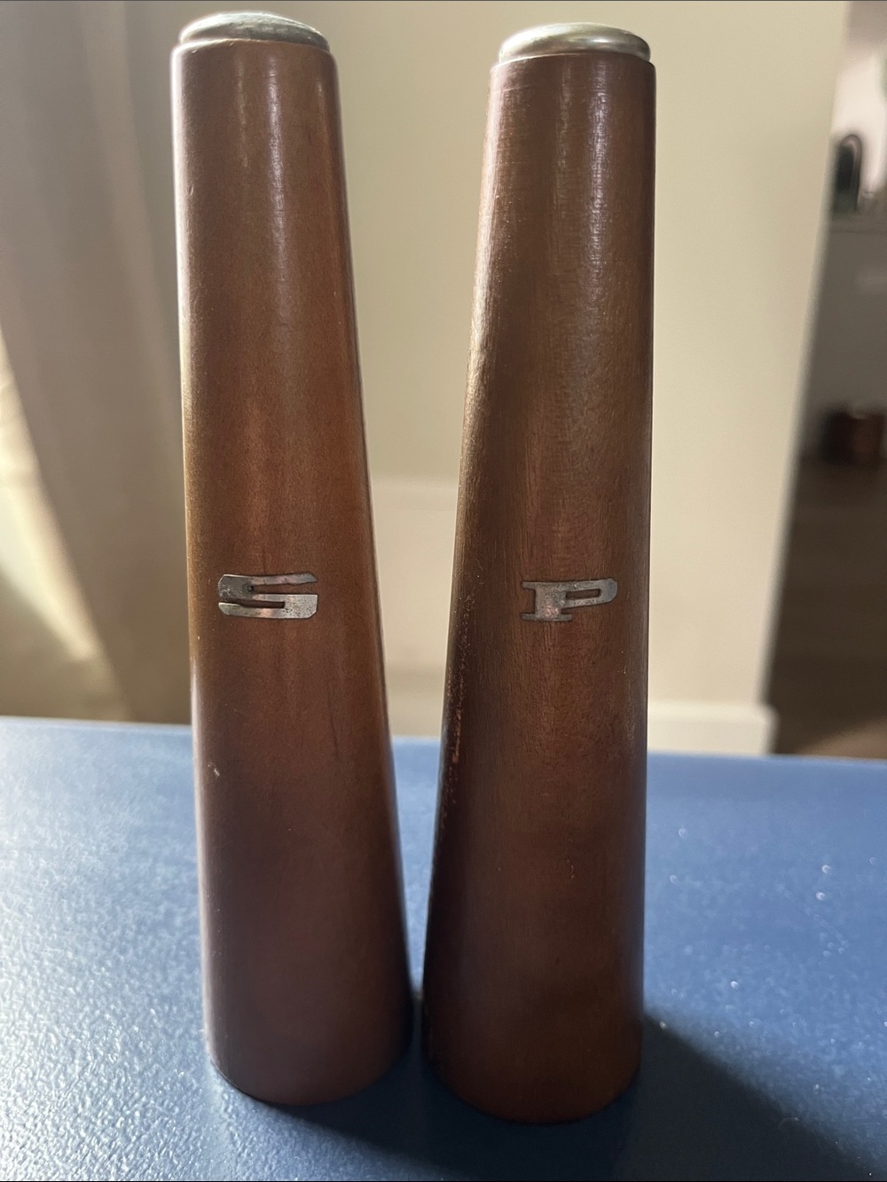 Antique salt and pepper shakers